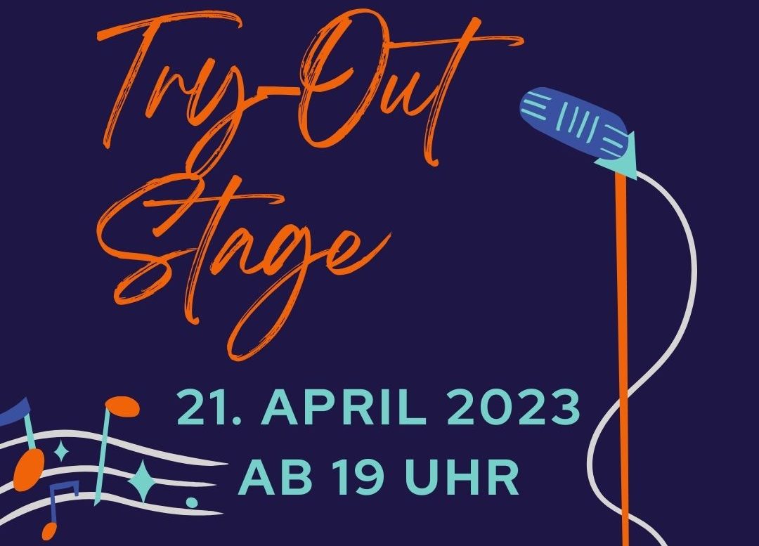 Try Out Stage am 21. April 2023 im Jugendzentrum Schweich.